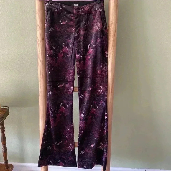 Scotch & Soda Velvet Flare Trousers - Picture 2 of 5